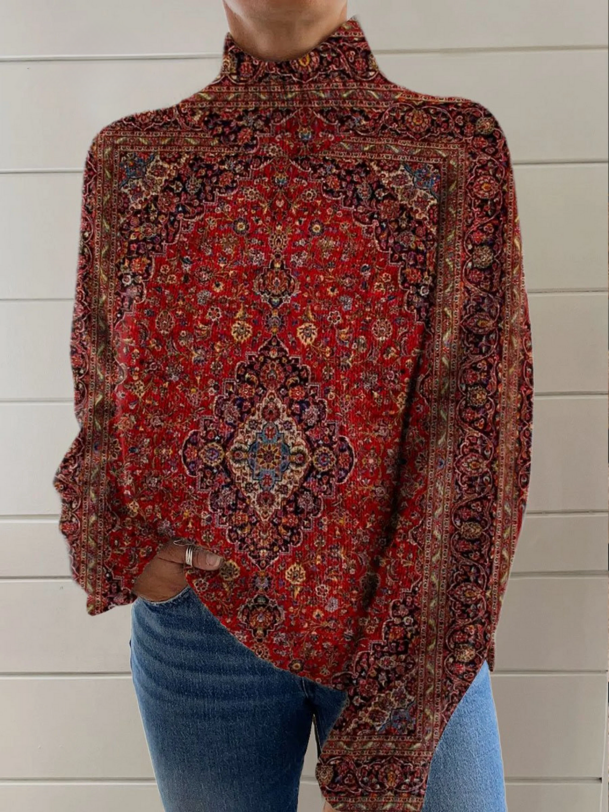 Marcelle™ - Vintage Turtleneck Jumper