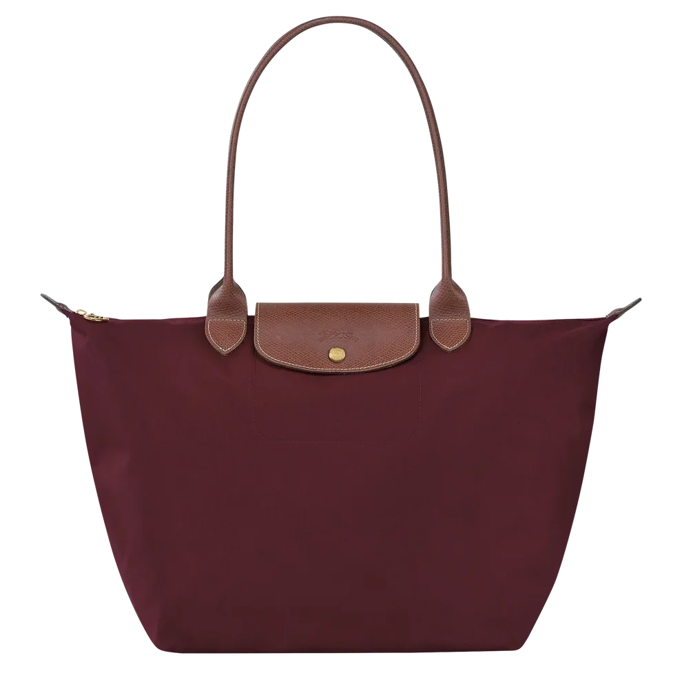 Premium Folding Nylon Bag | Burgundy