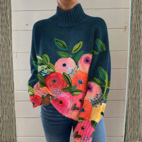 Coralie™ - Garden Turtleneck Jumper